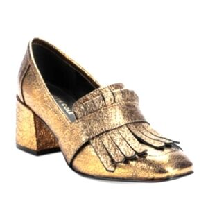 KENNETH Cole New York GOLD leather kitties NIB